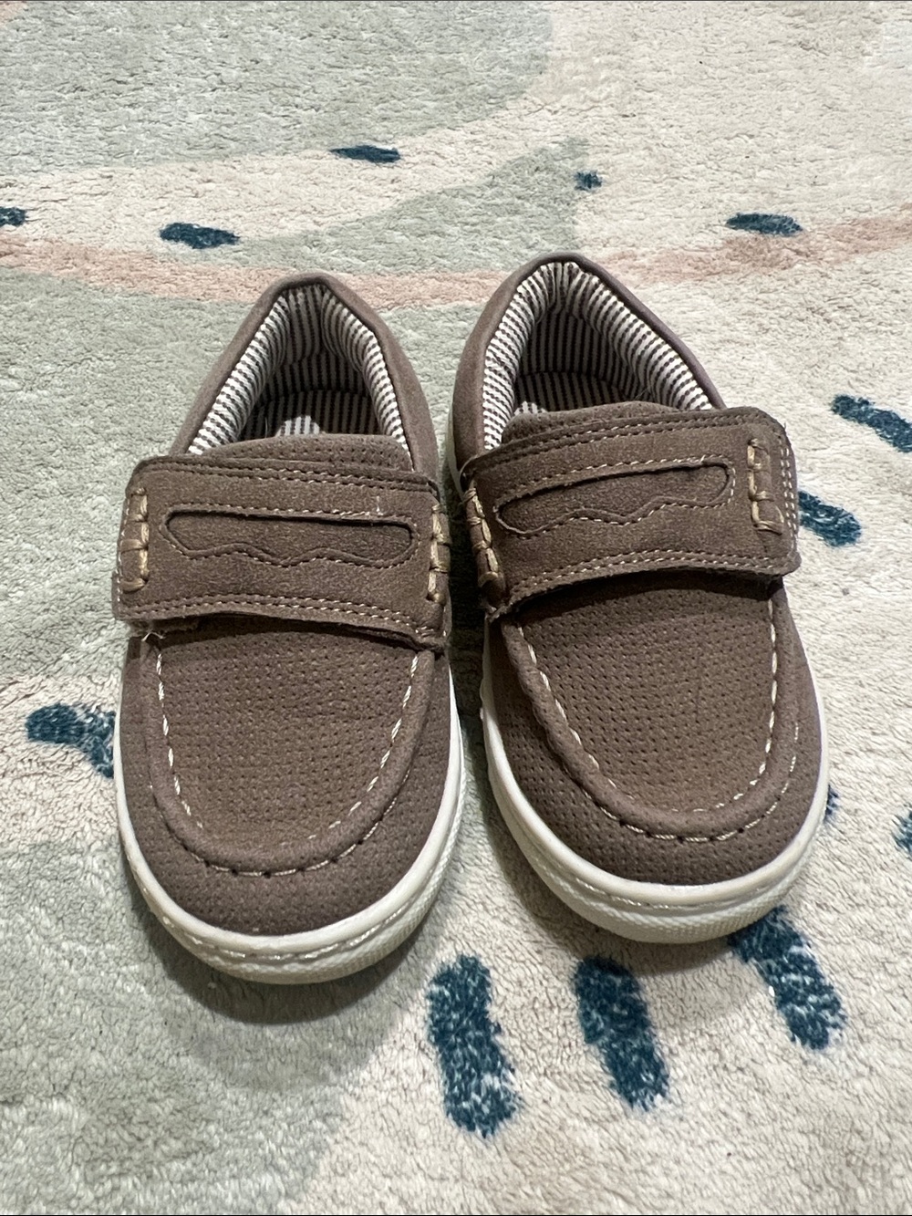 Toddler Light Brown Casual Loafers